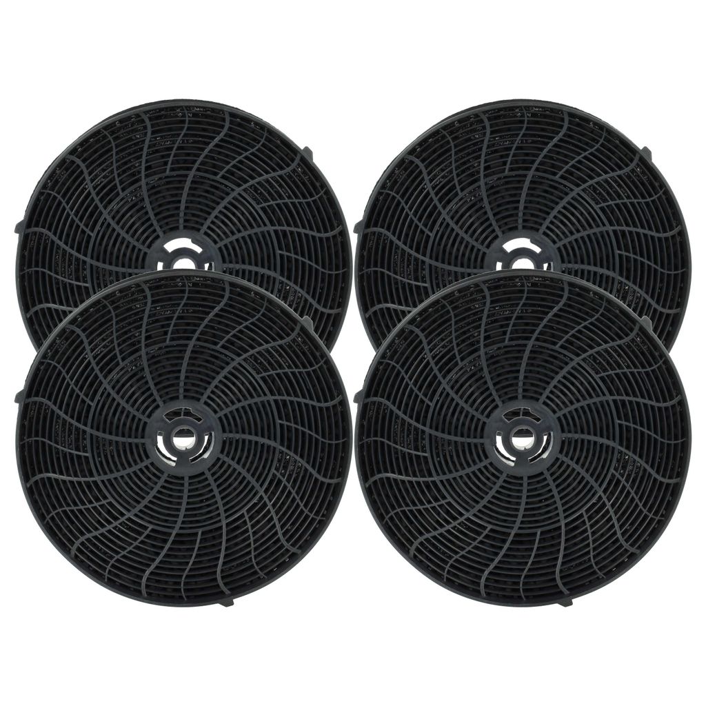 vhbw 4x Aktivkohlefilter kompatibel mit Ikea MATTRADITION 4038914, MATTRADITION 2036880, MATTRADITION 0039216, MATTRADITION 003688 Dunstabzugshaube