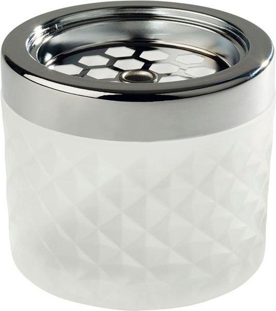 APS-Germany 00585, Kulatý, Bílá, Chromed glass, Kov, 9,5 Obrázek produktu 