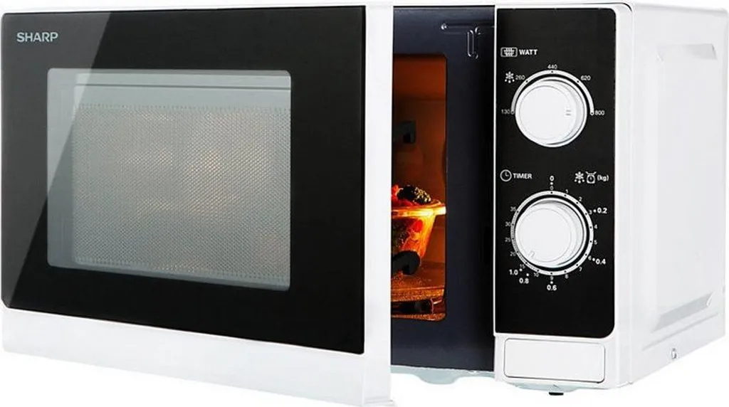 Sharp R200WW Micro-ondes Solo Blanc 20L 800W - Performance et Fiabilité - 6