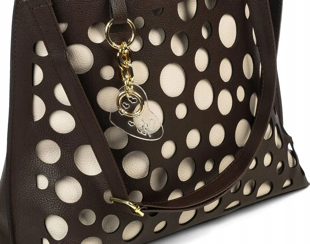 Borsa Laura Biaggi Beige Spaziosa | Ideale per Lavoro e Shopping - 6