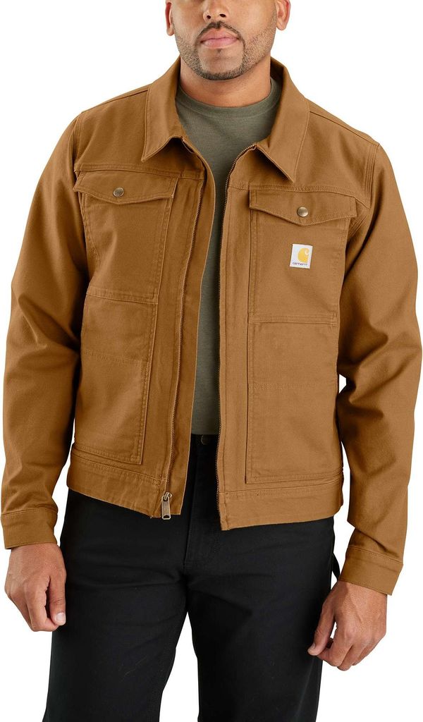 Carhartt 105748 Rugged Flex Duck Berwick Jacket Carhartt Brown L