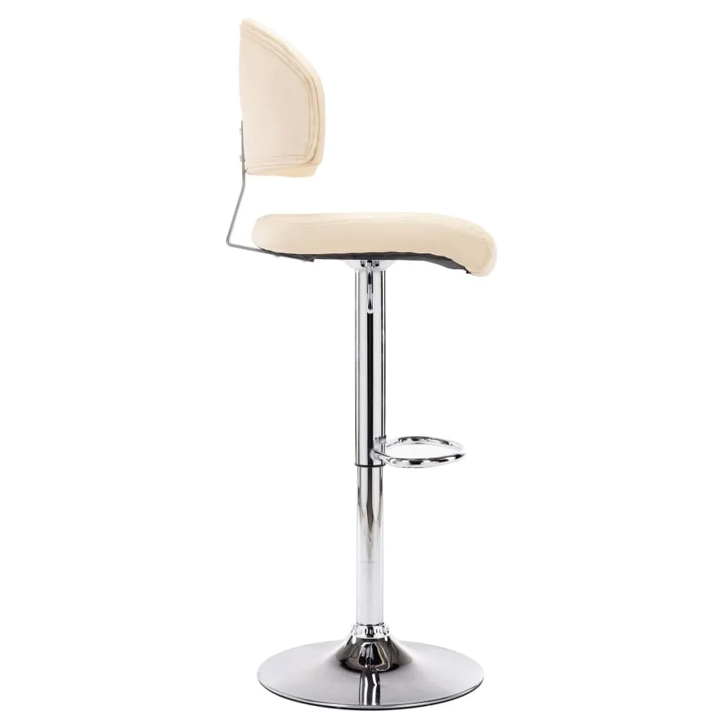 Sgabello Moderno SYFAX™ Crema - Pelle Finta Luxury per Isola Cucina