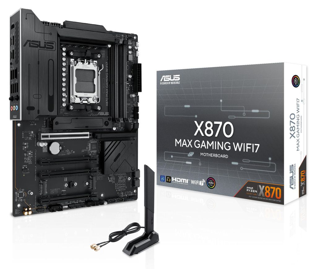 ASUS X870 MAX GAMING WIFI7, Mainboard Produktbild 