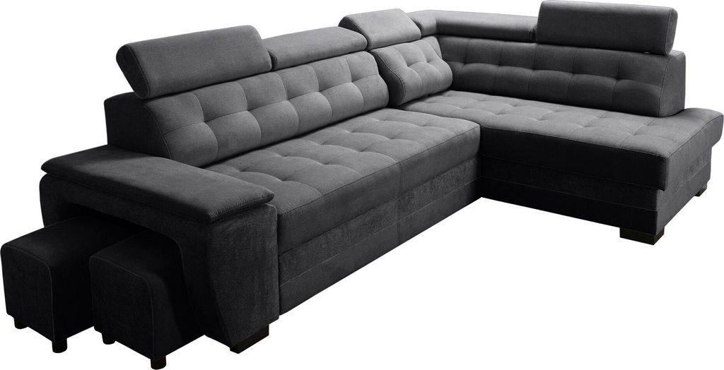 Robin Grand Ecksofa mit Schlaffunktion Bettkasten Produktbild 