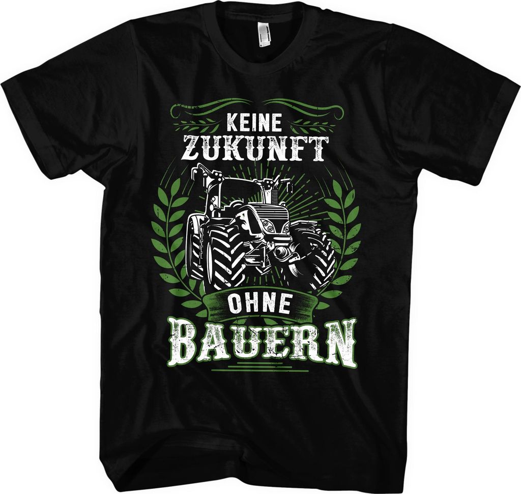 Keine Zukunft ohne Bauern T-Shirt | Landwirt Traktor – M / Produktbild 