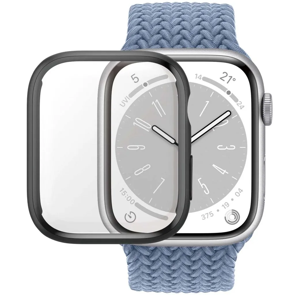 PanzerGlass D3O Apple Watch 9 41mm - Protezione Integrale Nera