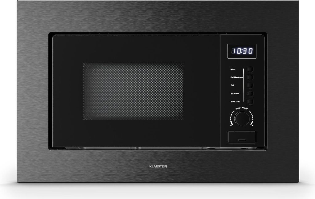 Klarstein Verosteel Einbaumikrowelle 60 cm mit Grill – 20L, Produktbild 
