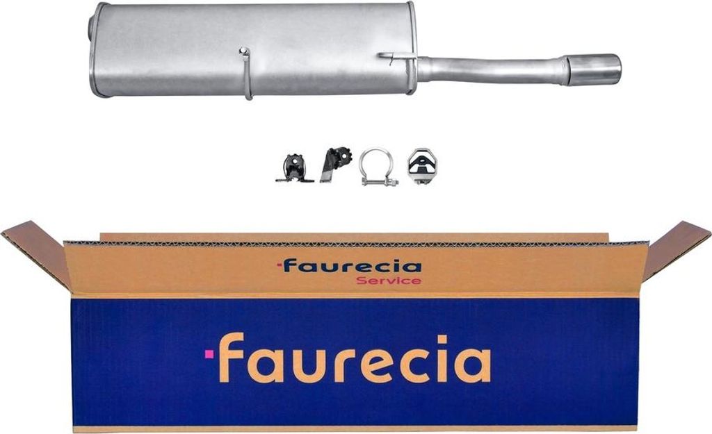 HELLA 8LD 366 032-711 Endschalldämpfer passend für PEUGEOT 307 CC (3B) Auspuff