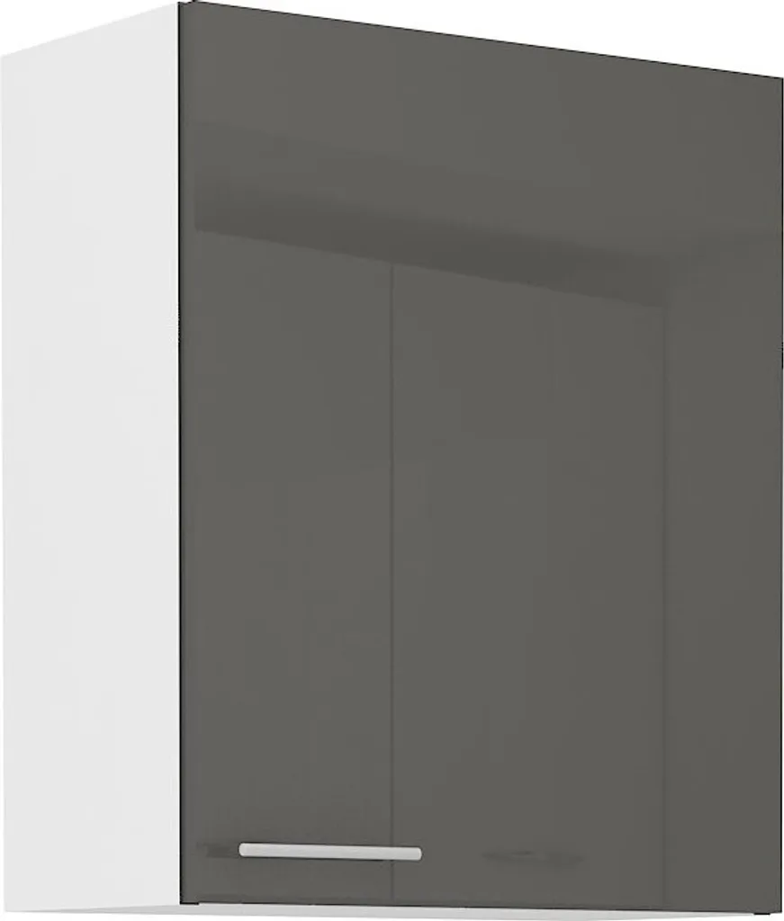 Armadietto Pensile Cucina 60 cm LAJLA Grigio | Montaggio Facile