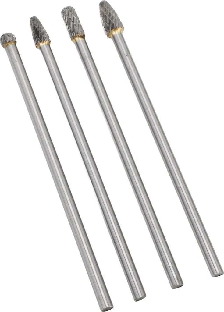 Fraises carbure 6mm pour ébavurer et rectifier les métaux difficiles