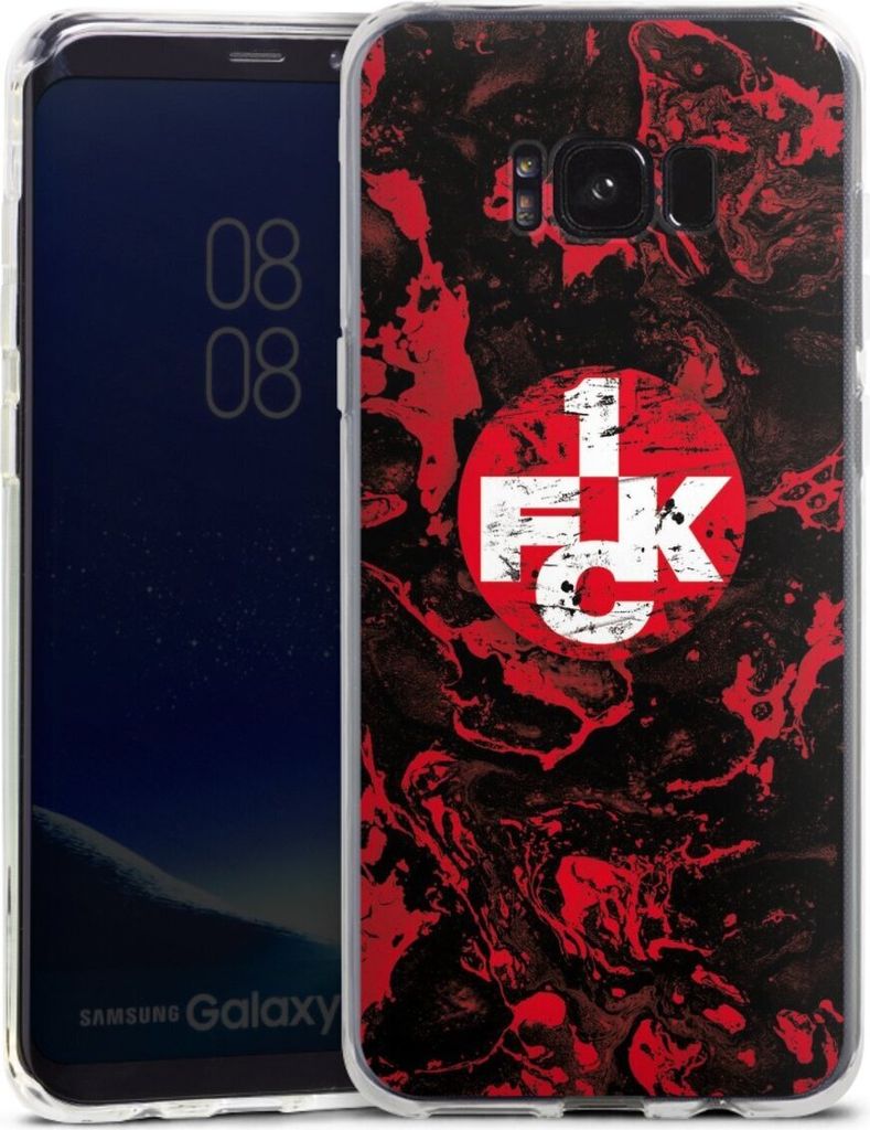 DeinDesign Handyhülle für Samsung Galaxy S8 Plus Silikon Hülle Case Smartphone Schutzhülle 1. FC Kaiserslautern 1. FCK Logo