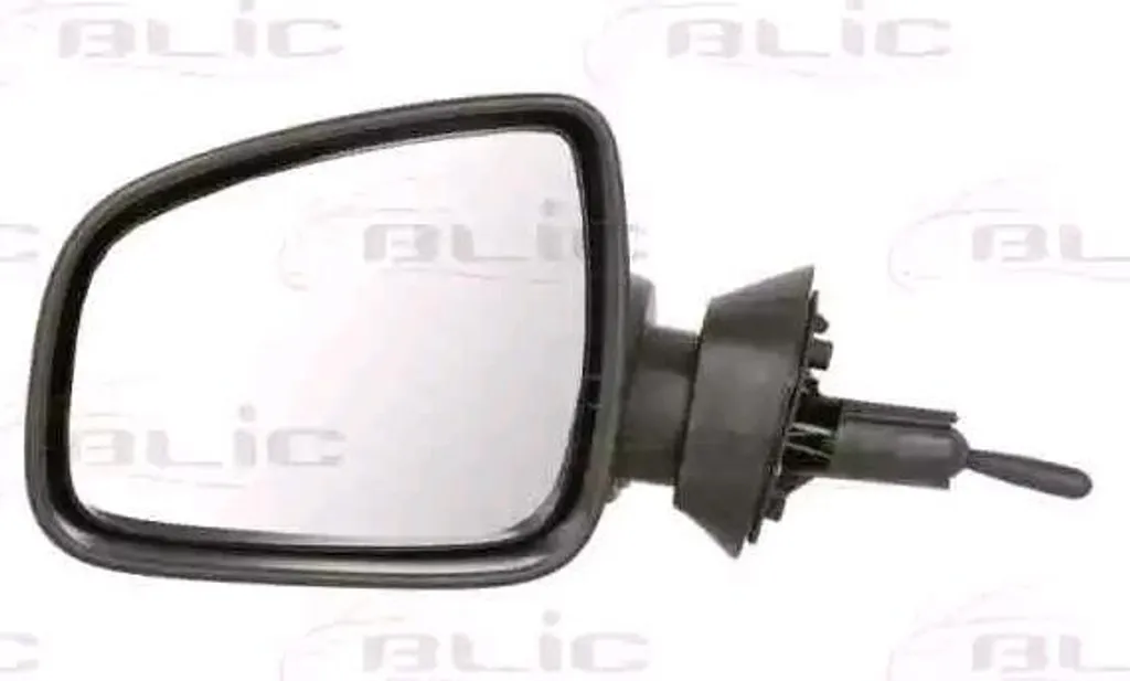 Miroir de rétroviseur BLIC 5402-67-003367P noir pour Sandero et Logan