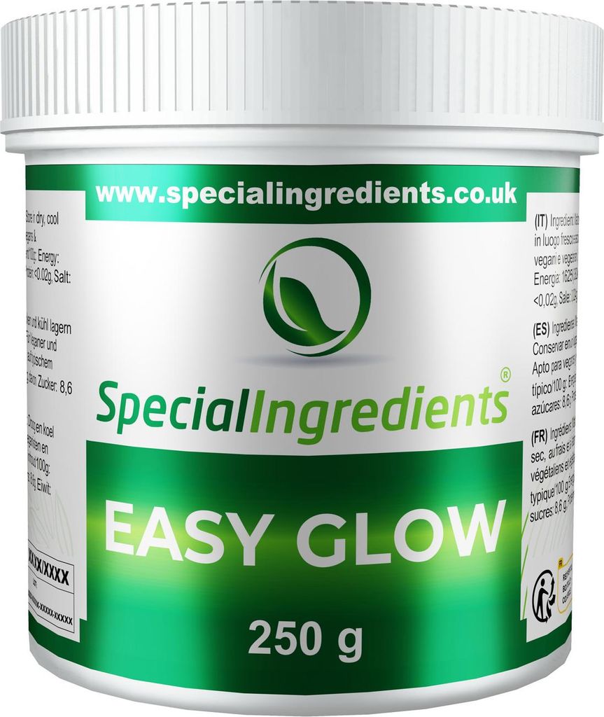 Special Ingredients Easy Glow in the Dark Lebensmittelfarbe 250 g - Für Lebensmittel und Getränke, Leuchtet im Dunkeln