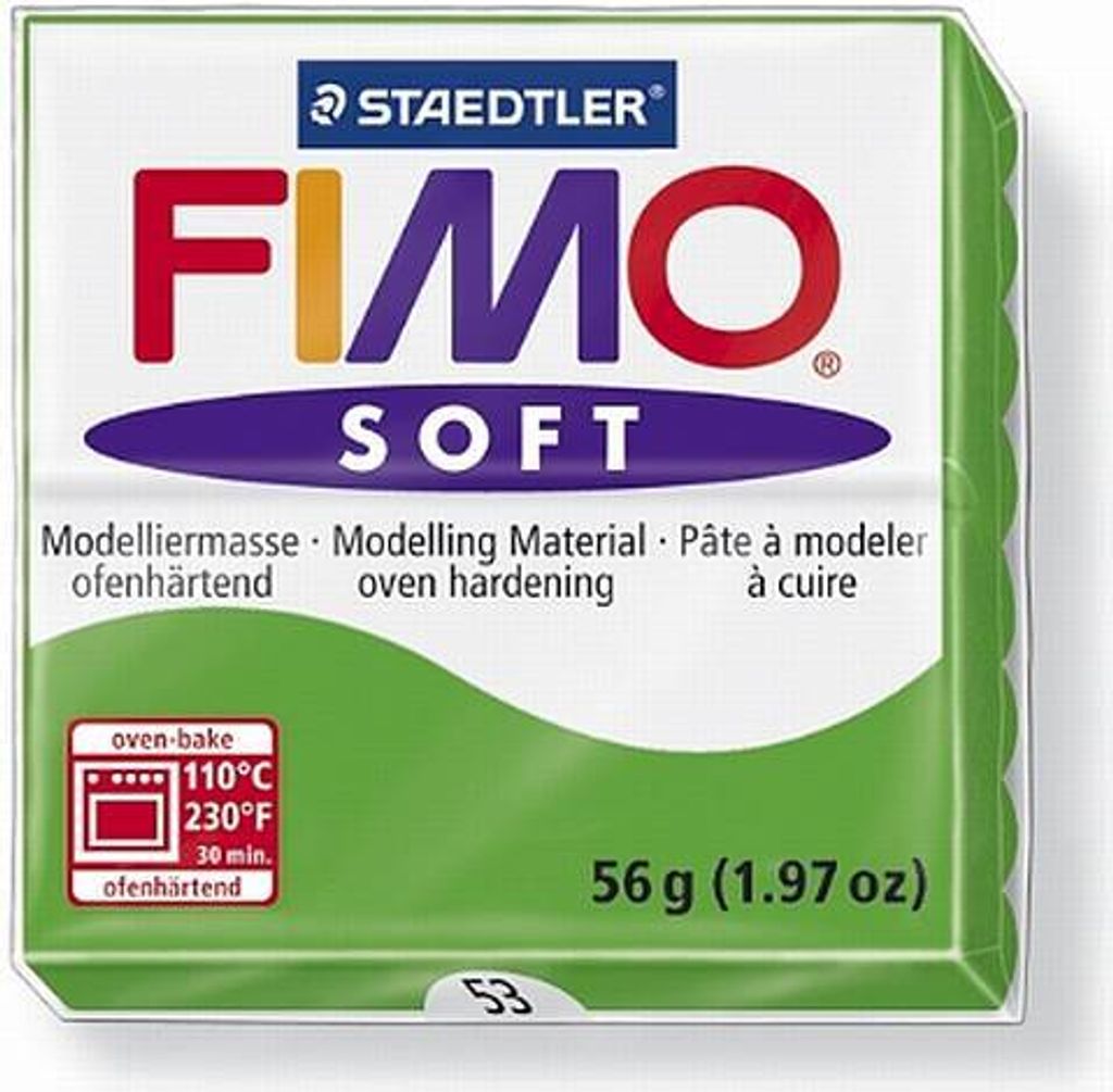 Fimo-Soft Modelliermasse 802053 Tropischgrün Produktbild 