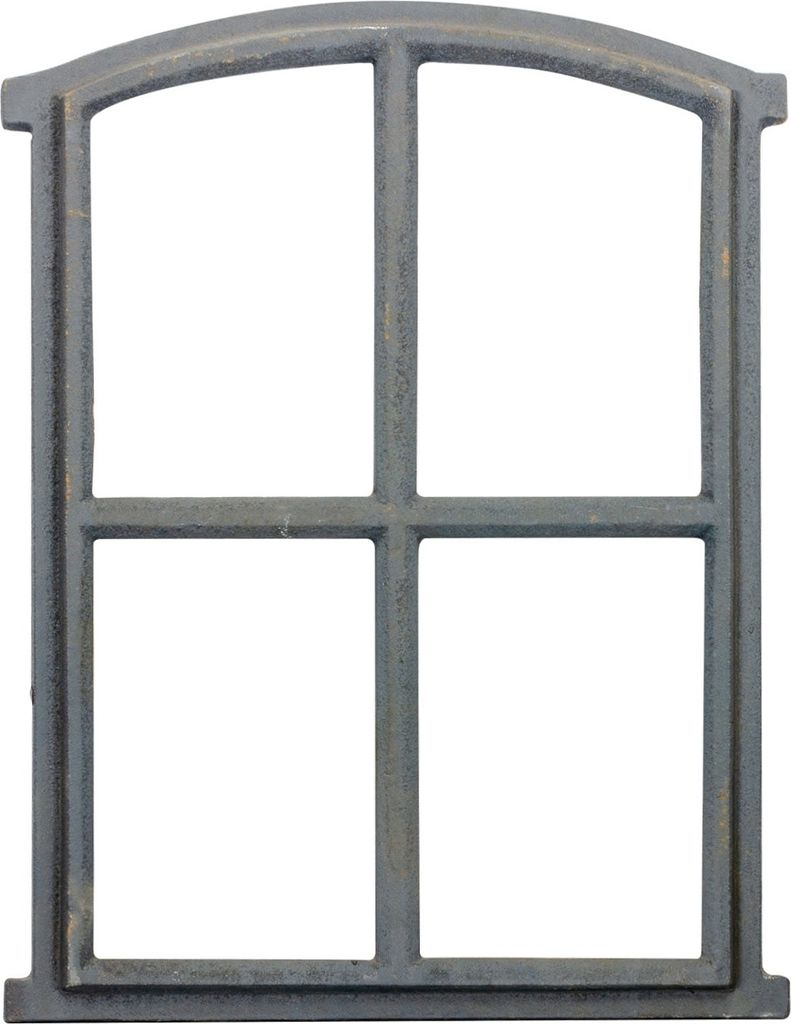Fenster grau Stallfenster Eisenfenster Scheunenfenster Eisen 49cm Antik-Stil (k)