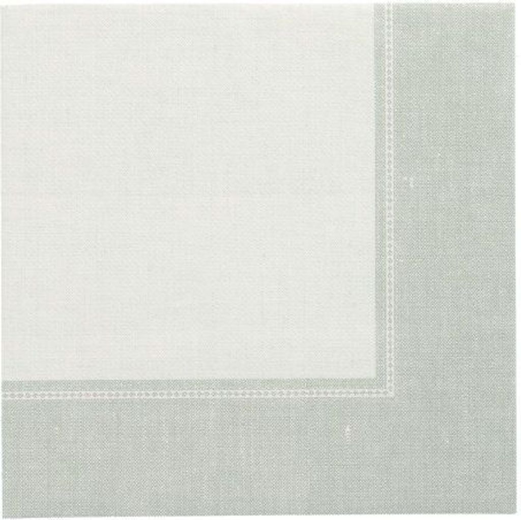160 Servietten "ROYAL Collection" 1/4-Falz 40 cm x 40 cm jadegrün "Linum"