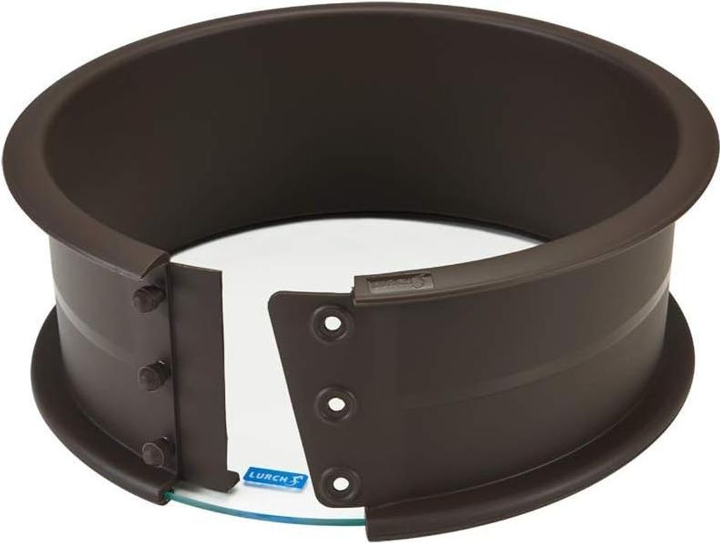 Lurch FlexiForm 85041 Springform Kuchenform mit Glasboden / Backform aus 100% BPA-freiem Platin-Silikon Durchmesser 20 cm Höhe 8 cm