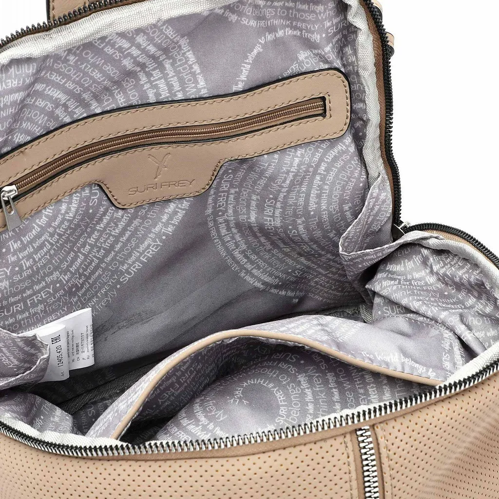 Sac à dos Romy Basic SURI FREY 8,5L Sand, le city backpack élégant - 10