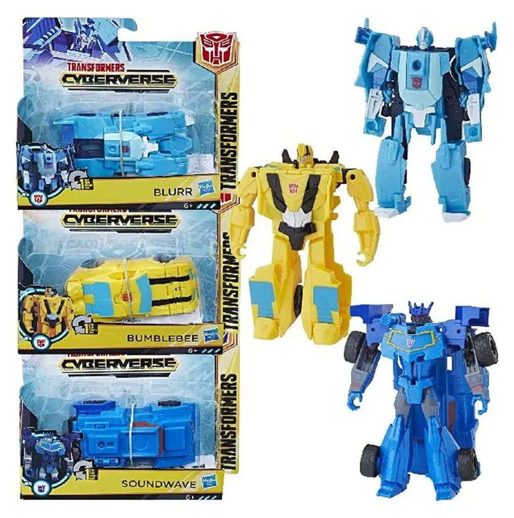 Jouet Robot Transformers 1-Step Changer Bumblebee Cyberverse Hasbro Jaune