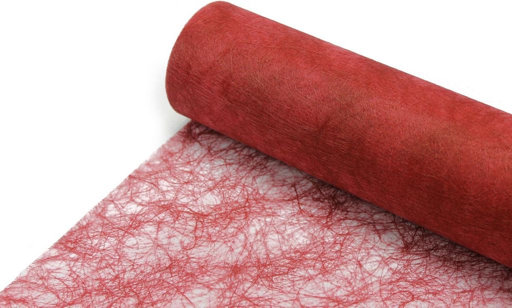 Sizoflor Tischband karminrot 60 cm Rolle 25 Meter - 60-600-25-013