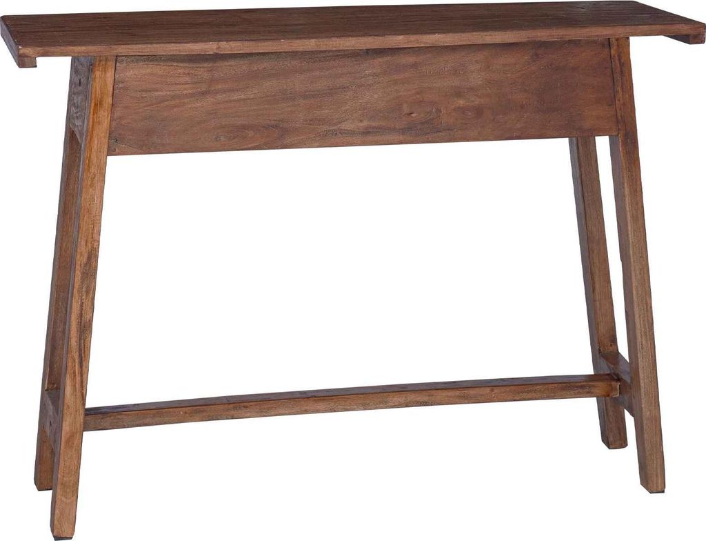 Schreibtisch Braun 110 x 30 x 79 cm Massives Mahagoni Holz