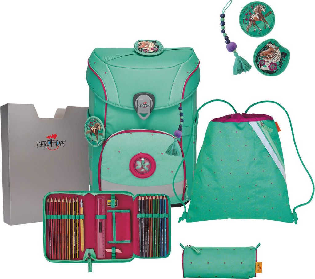 DerDieDas Schulranzen Set 5-TLG. Ergoflex Easy Peppermint Produktbild 
