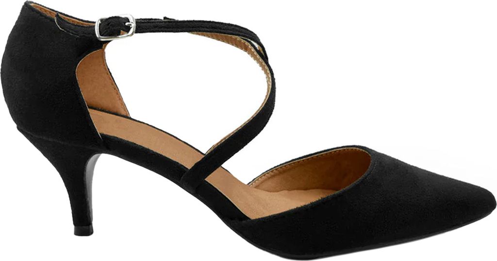 Where ́s That From - Damen Schuhe "Kennedi", Wildleder WM115 (39 EU) (Schwarz)