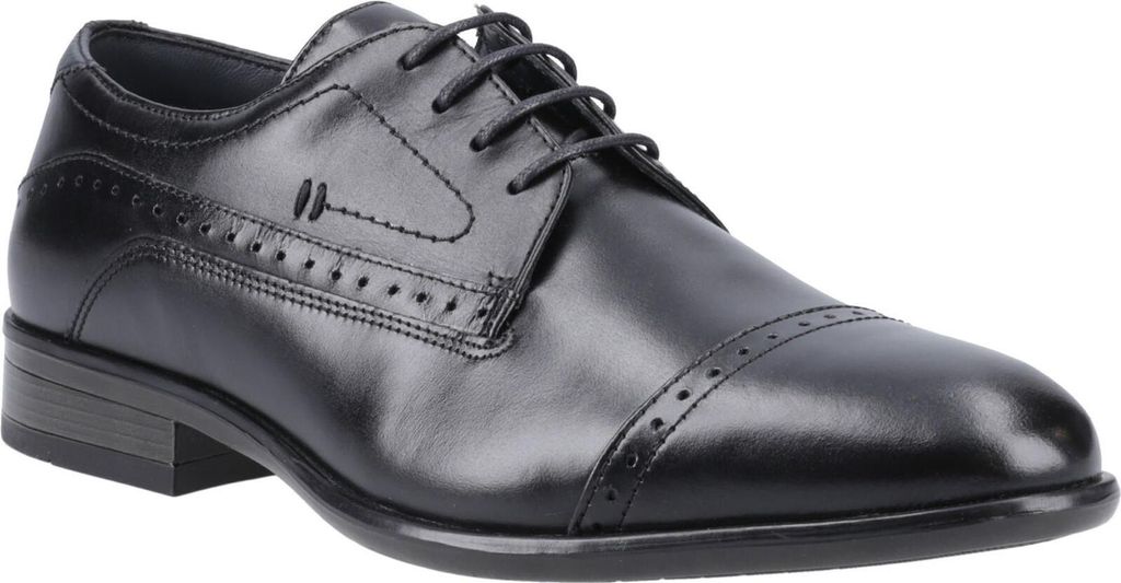 POD - Herren Oxford-Schuhe "Ralph", Leder FS11334 (47 EU) (Schwarz)