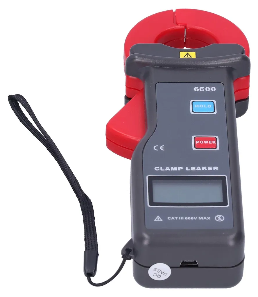 Pince ampèremétrique ETCR-6600 AC courant de fuite 600A avec USB - 7