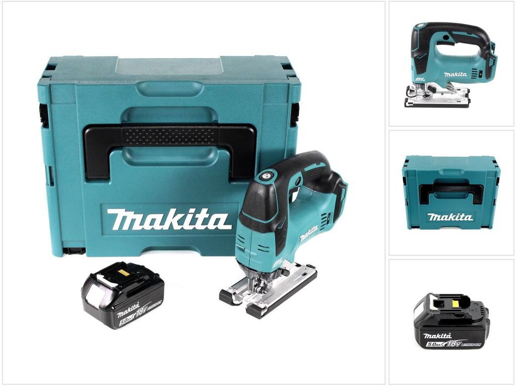 Akumulatorowa wyrzynarka szablasta Makita DJV 182 T1J 18V Zdjęcie produktu 