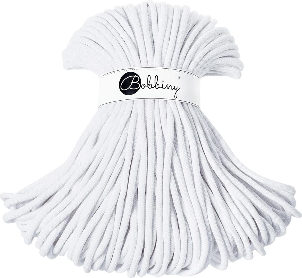 Fibres jumbo 9 mm 100 m Cordon blanc Image du produit 