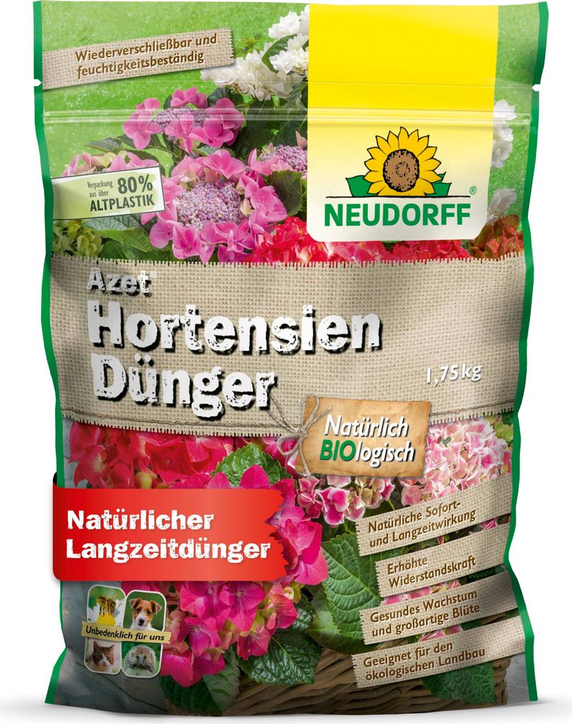 Neudorff  - Azet HortensienDünger 1,75 kg mit 100 Tagen Produktbild 