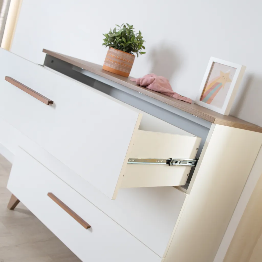 Commode à langer Ole roba : solution de rangement stable avec matelas - 15