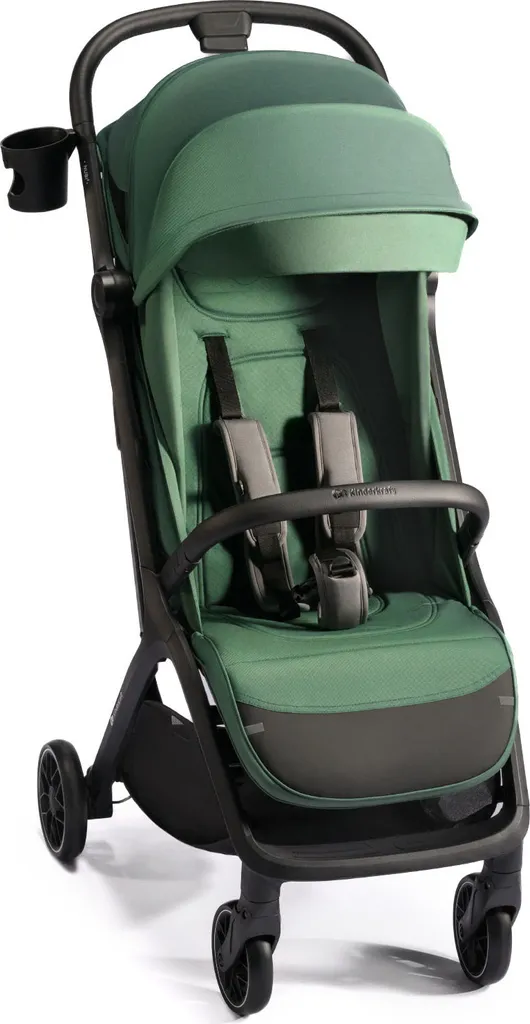Poussette de voyage Nubi 2 Kinderkraft Mistic Green, légère et pratique