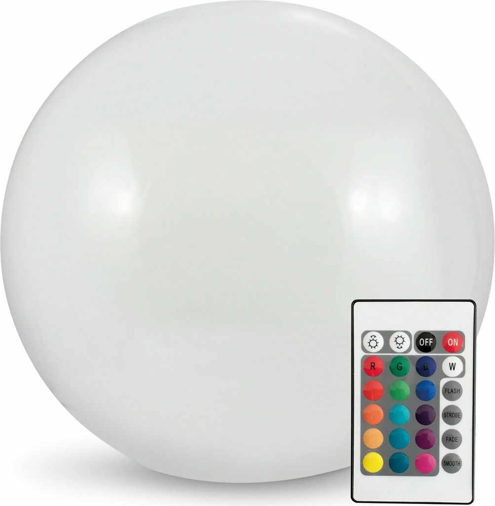 Grande lampada a sfera per esterni da 40 cm a LED RGBW a Immagine del prodotto 