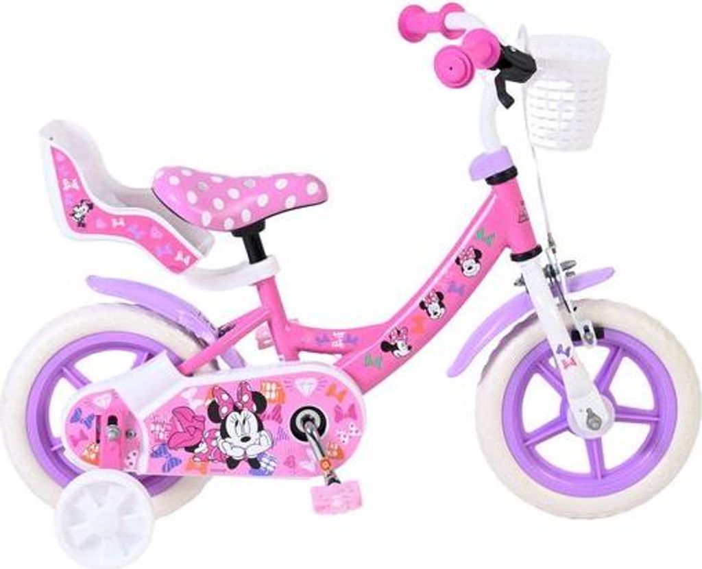 Disney Minnie Mouse Kinderfahrrad - Mädchen - Mag-Felgen - Produktbild 