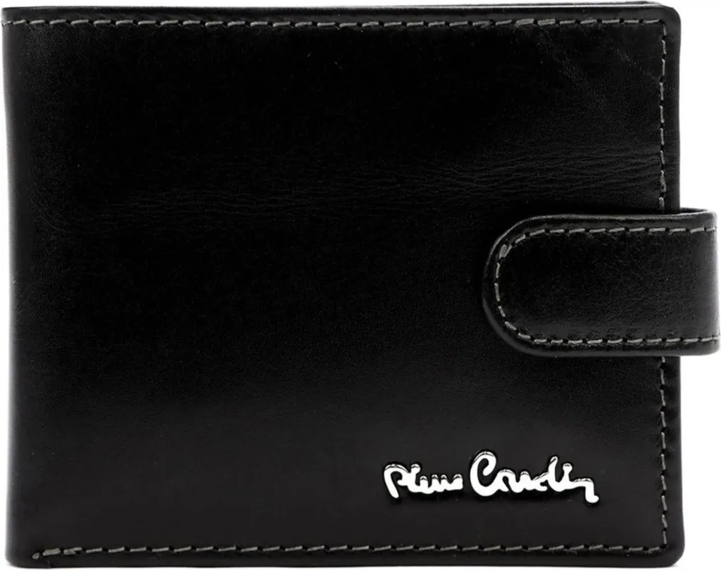 Portefeuille Pierre Cardin YS6048825A en cuir véritable noir élégant