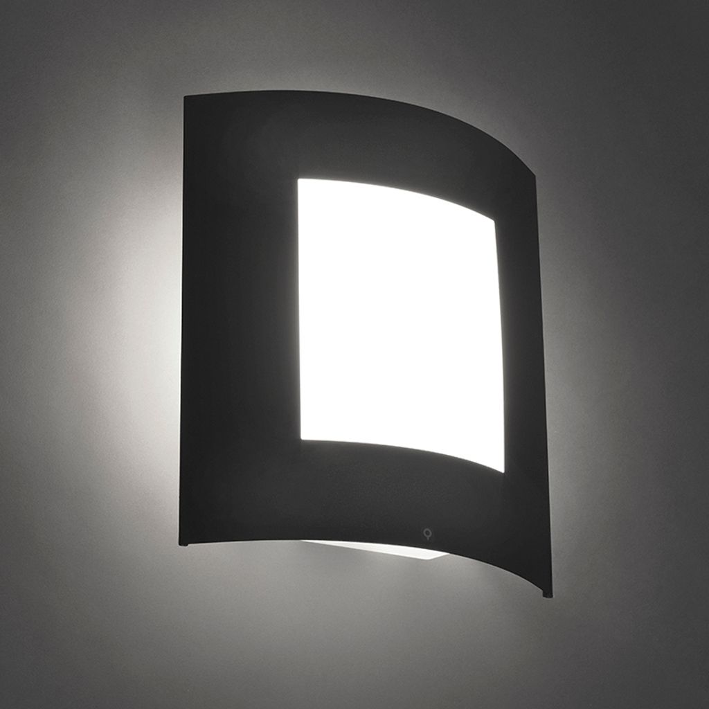 Lampa ścienna zewnętrzna antracytowa IP44 - Emmerald 1 Zdjęcie produktu 