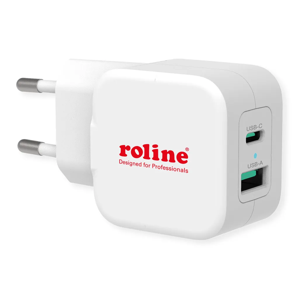 Chargeur Rapide pour Smartphone et Tablette USB-C PD et USB-A 20W