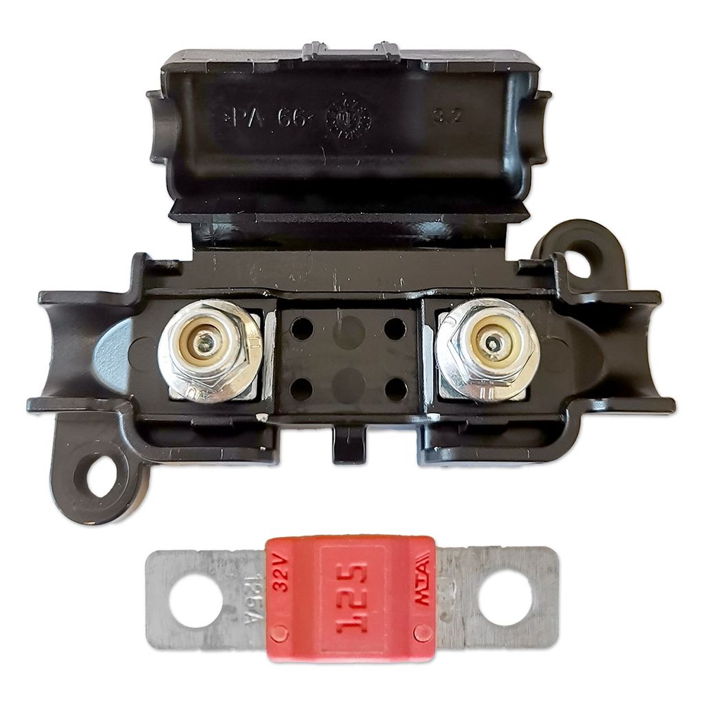 Sicherungshalter Set | MTA MidiVAL Standard | 32V | inkl. Sicherung 125A
