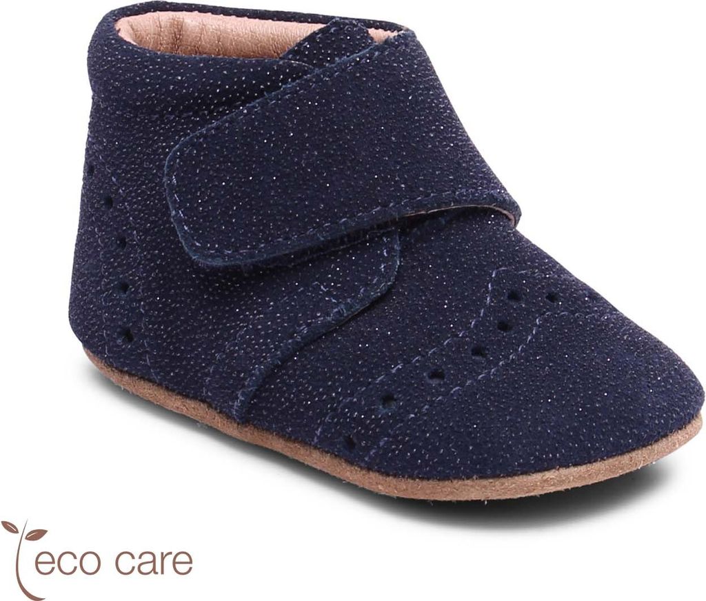 Bisgaard Baby-Mädchen Petit Pantoffeln / Krabbelschuhe Blau Gr, 21