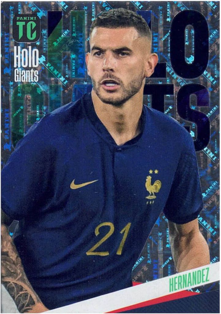 Panini Top Class Karten 2024 - Trading Cards - Holo Giants Karte - Lucas Hernandez