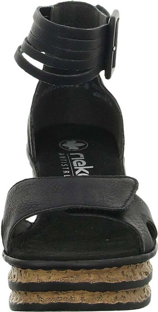 Rieker Damen Keilsandalette schwarz Produktbild 21