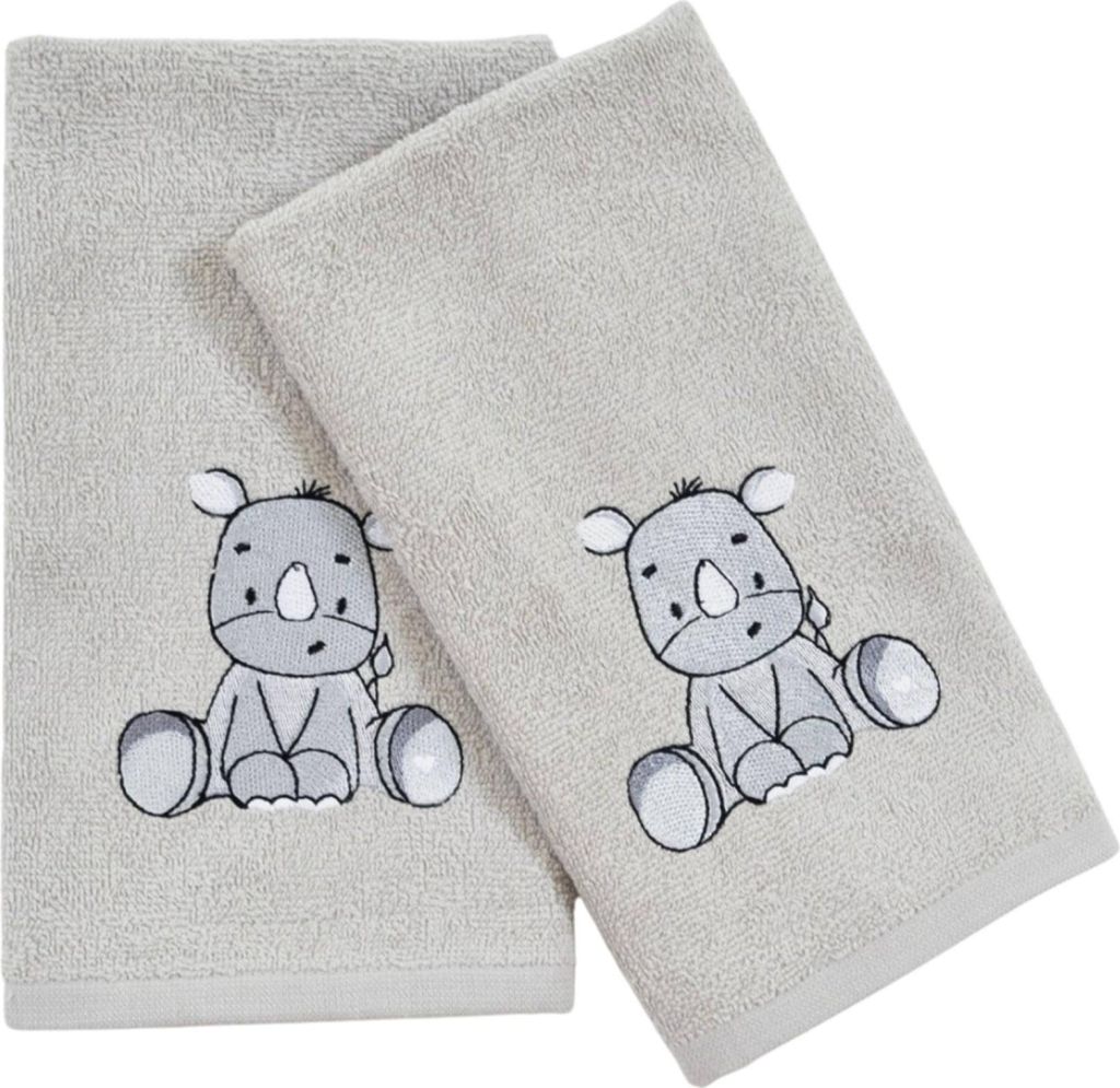 Babyhandtuch LILI 30x50 cm grau