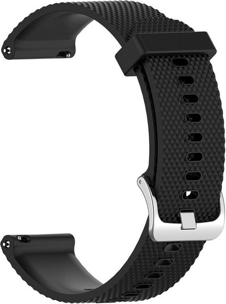 BStrap Silicone Land Armband für Garmin Venu 2, black