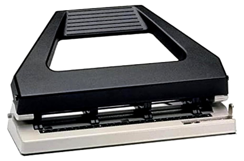 V420 Doppellocher (verstellbare Anschlagschiene, erweiterbar, Kapazität 30 x 80 g/qm) schwarz/grau