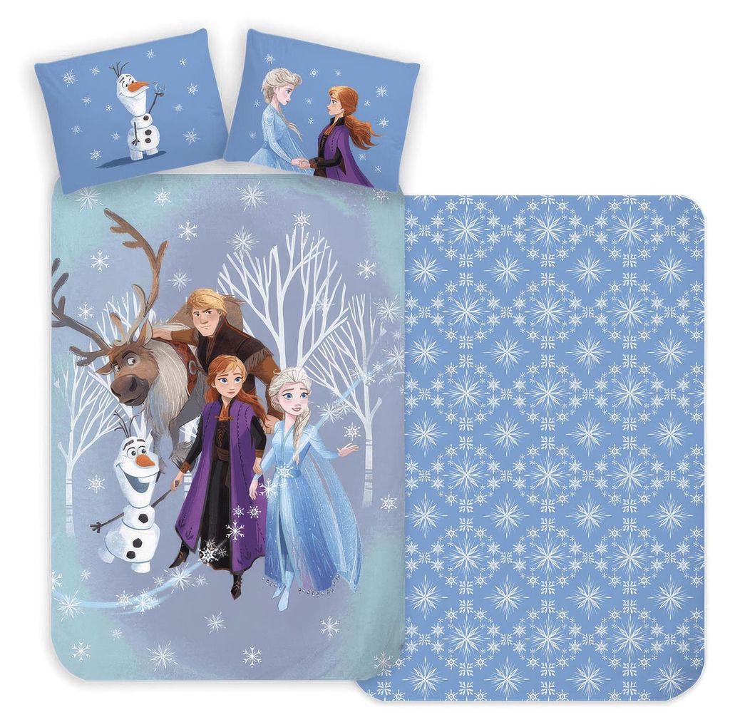 Disney Frozen Die Eiskönigin Bettwäsche Set 135 x 200 cm Produktbild 
