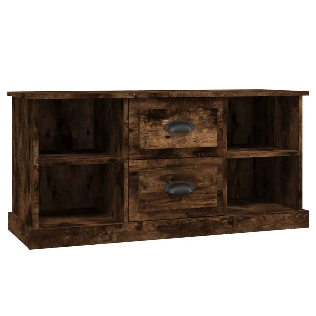 OFFERTA Mobile TV SYFAX Rovere Fumo 99.5cm - Legno Multistrato