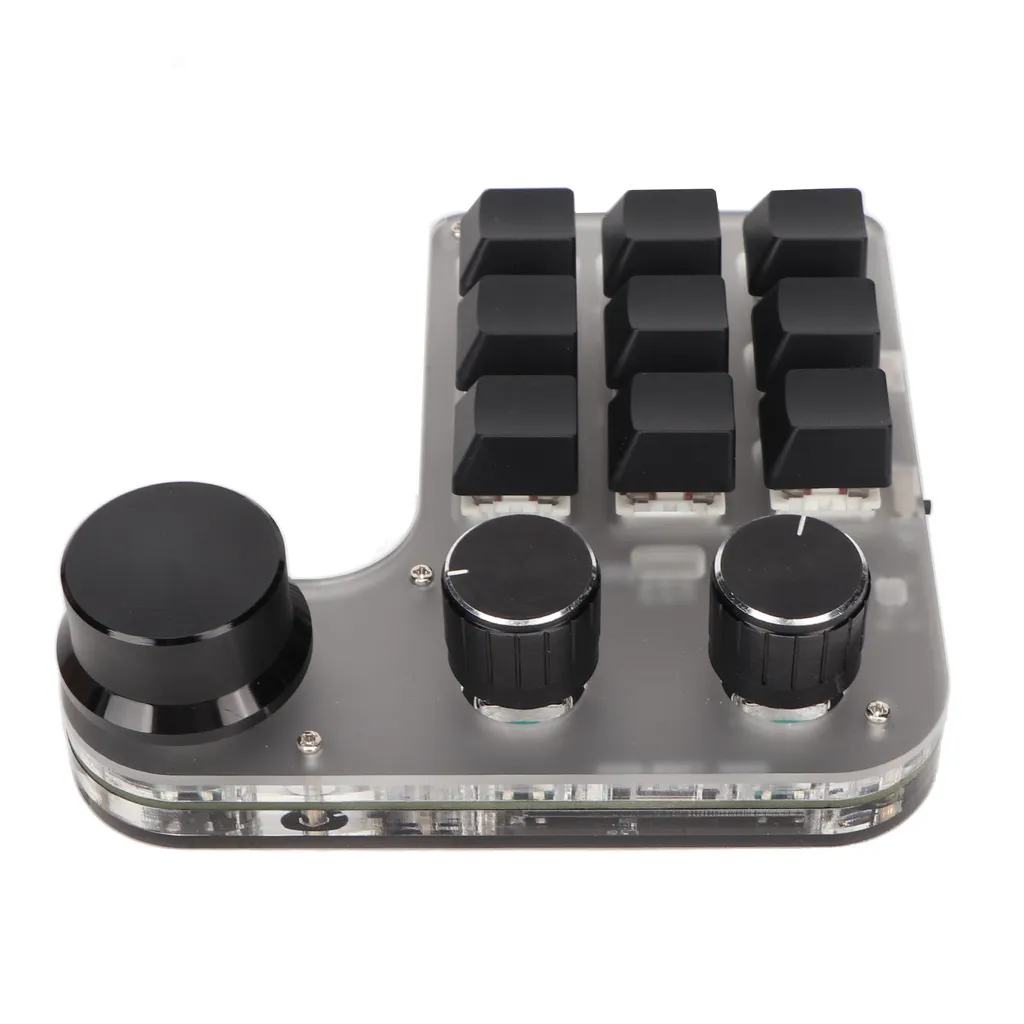 Mini clavier de jeu mécanique - Clavier macro programmable pour raccourcis - 7