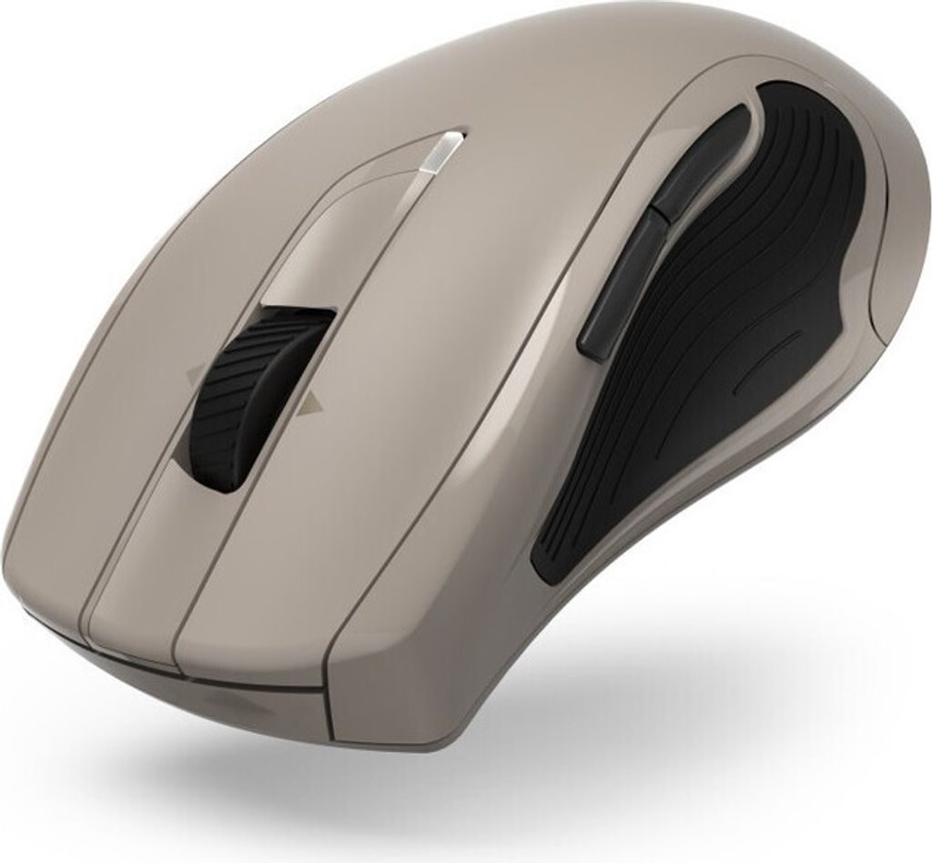 Hama MW-900 V2, rechts, Laser, RF Wireless, 3200 DPI, Beige Produktbild 
